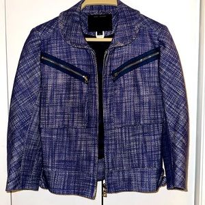 Marc Jacobs Tweed Boucle Short Sleeve Jacket size 0